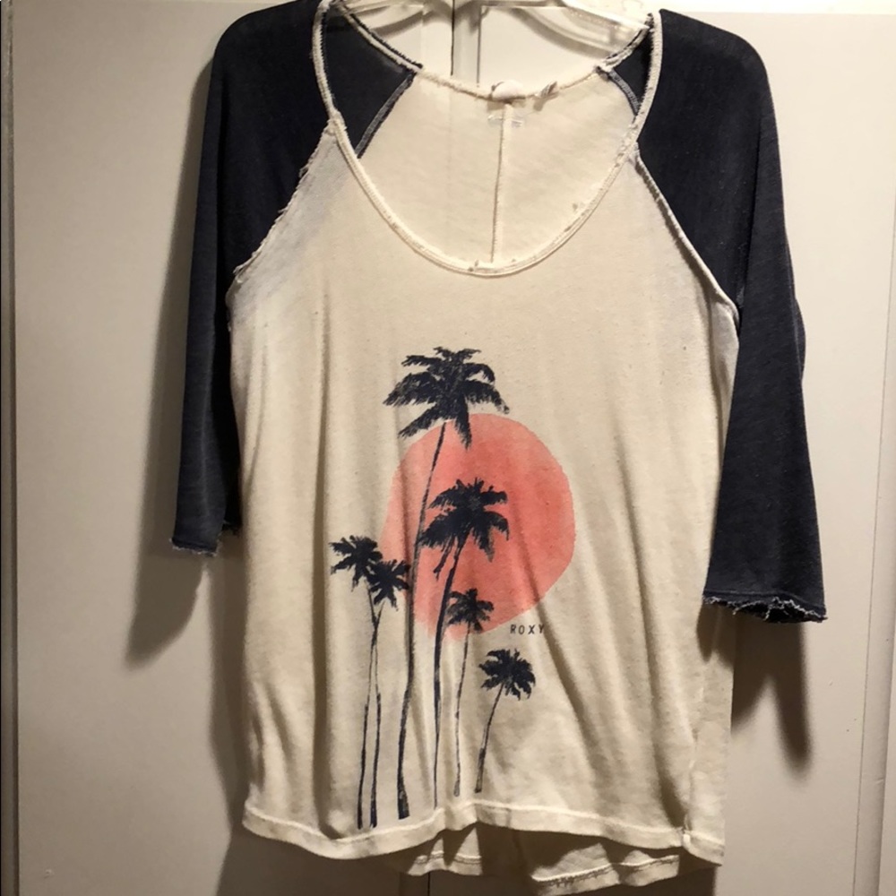 Roxy Sunset Baseball Tee